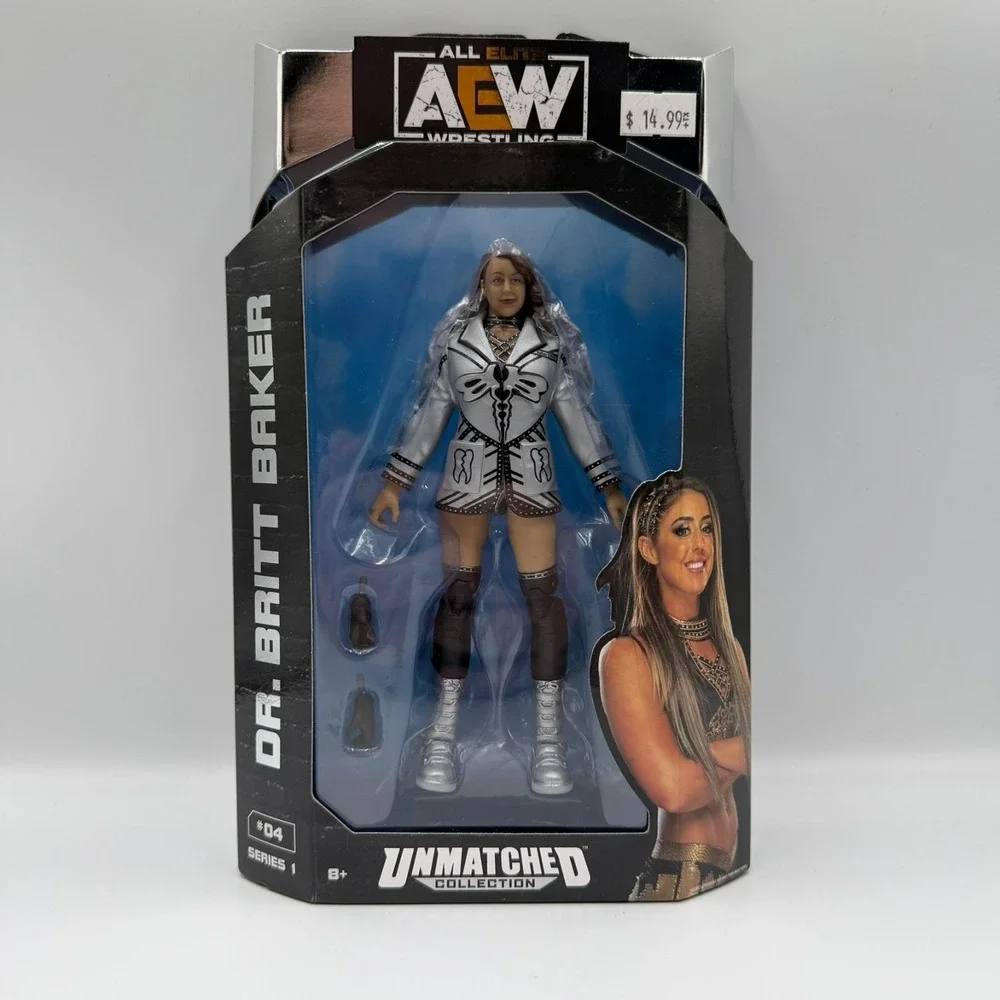 AEW Unmatched Series 1 Dr Britt Baker DMD Action Figure 04 Jazwares Wrestling
